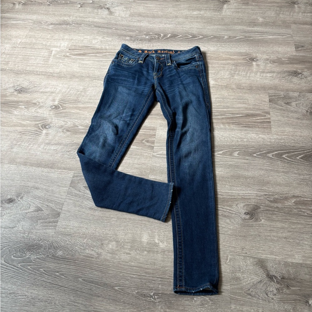 Rock Revival Dark Blue Skinny Jeans